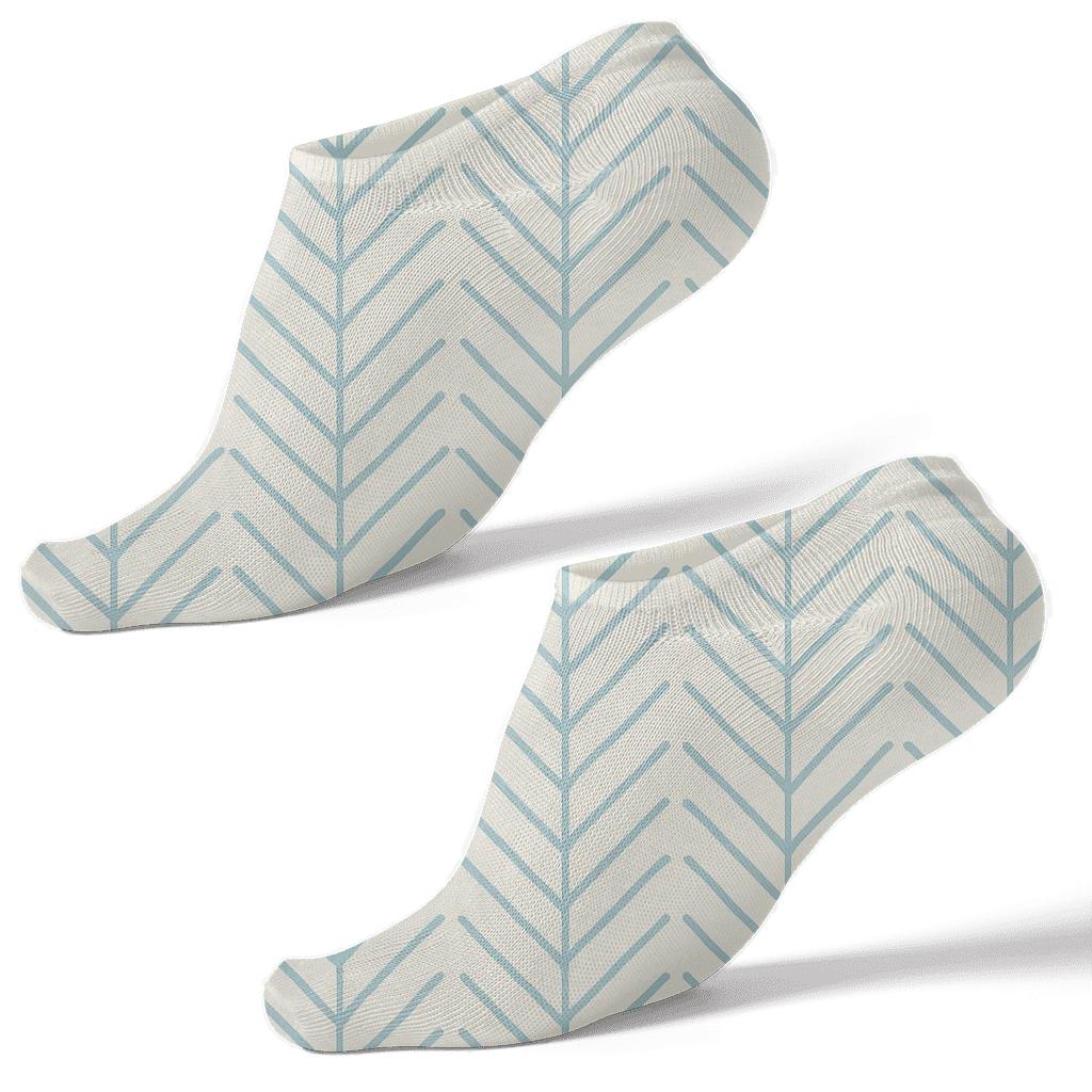 Soft Herring Line unique graphic ankle socks