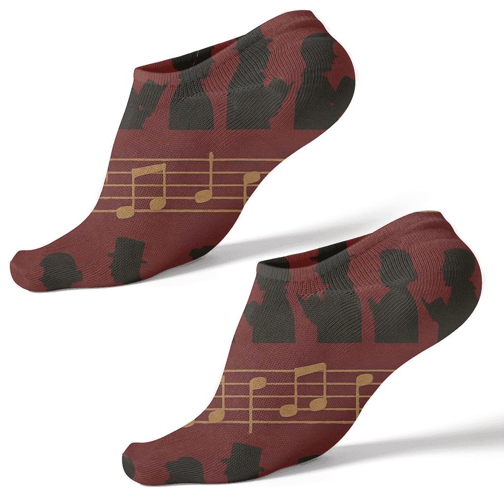 Carol Singer Band Holiday personalized ankle socks