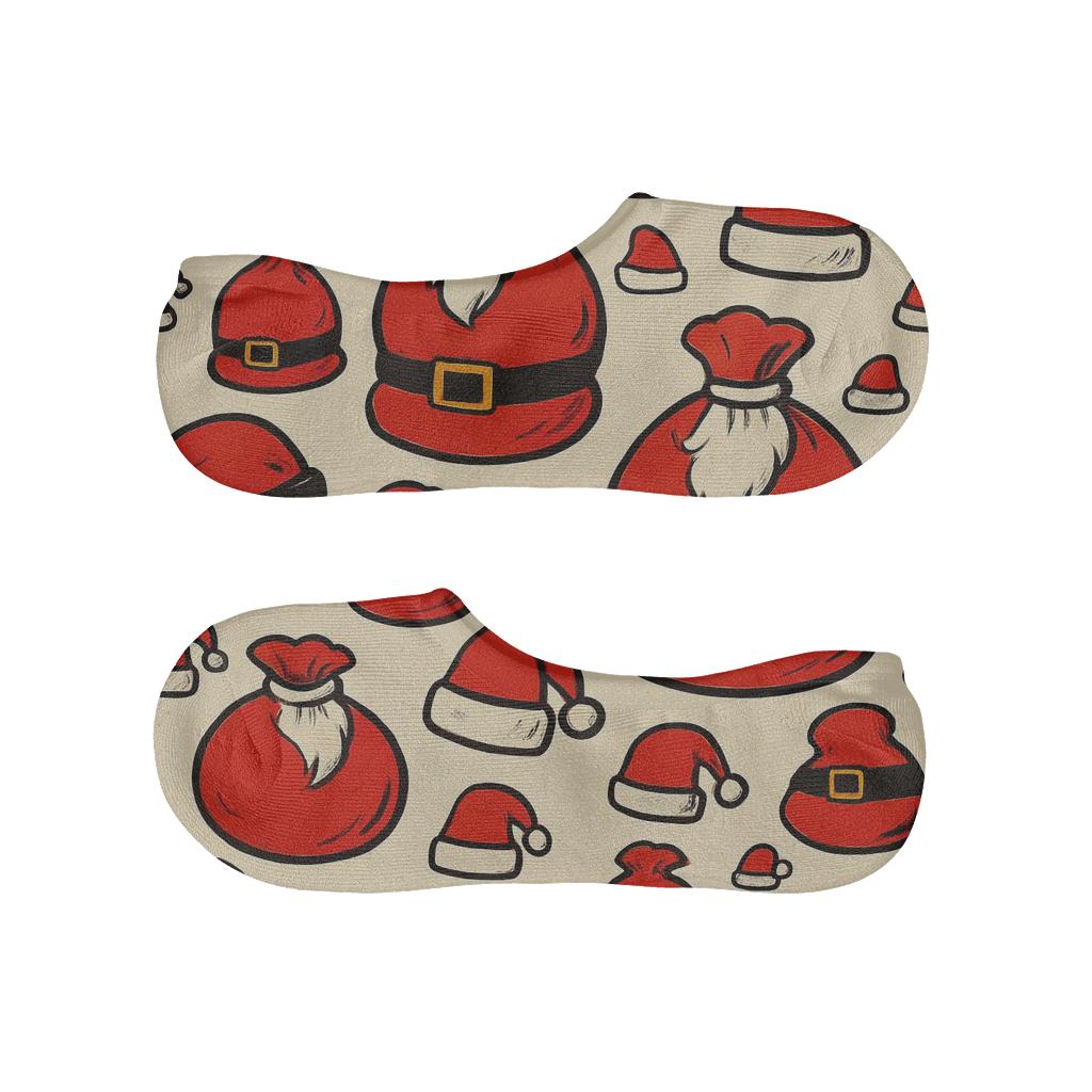 Classic Santa Edition Sack Scatter anti-slip no-show socks