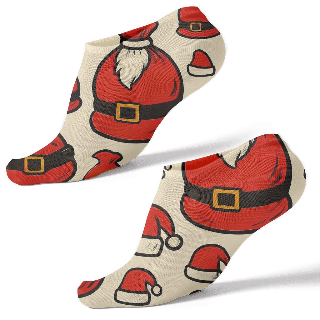 Classic Santa Edition Sack Scatter comfortable cotton ankle socks