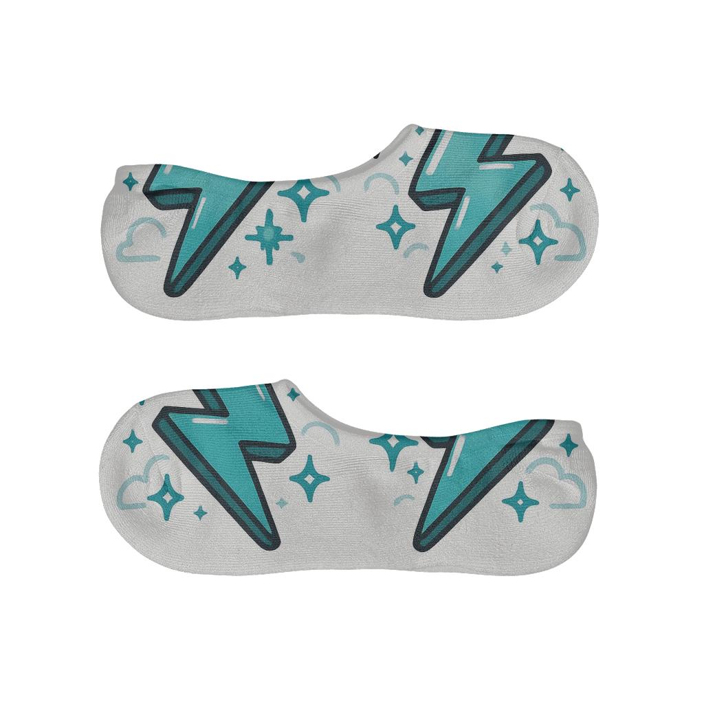 Mirror Strike Pair soft cotton no-show socks