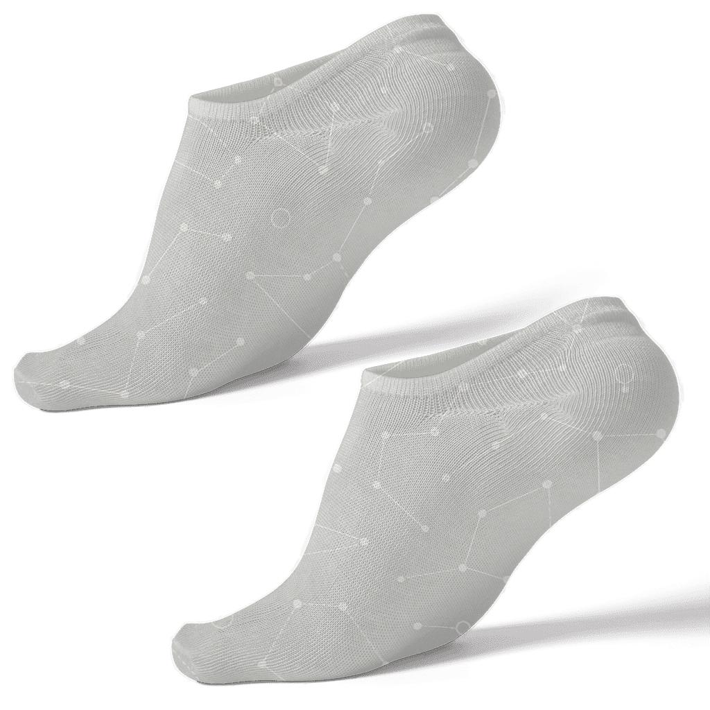 Constellation Grid Diagram premium sports ankle socks