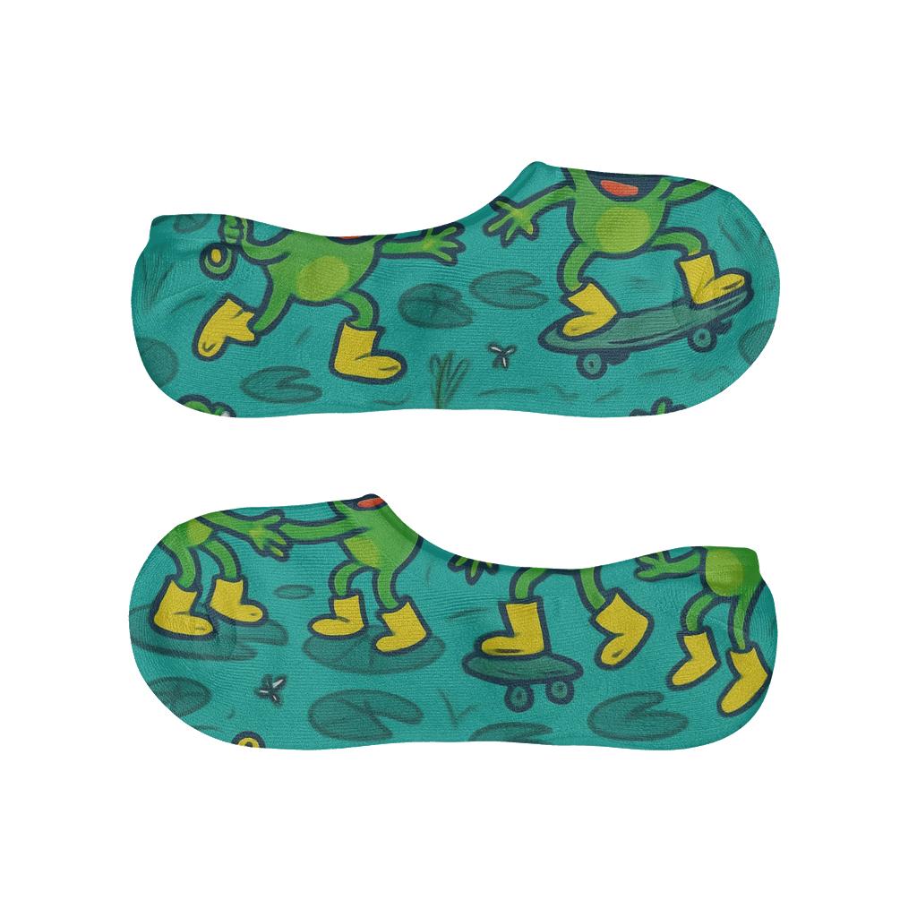 Pond Party Parade breathable no-show socks