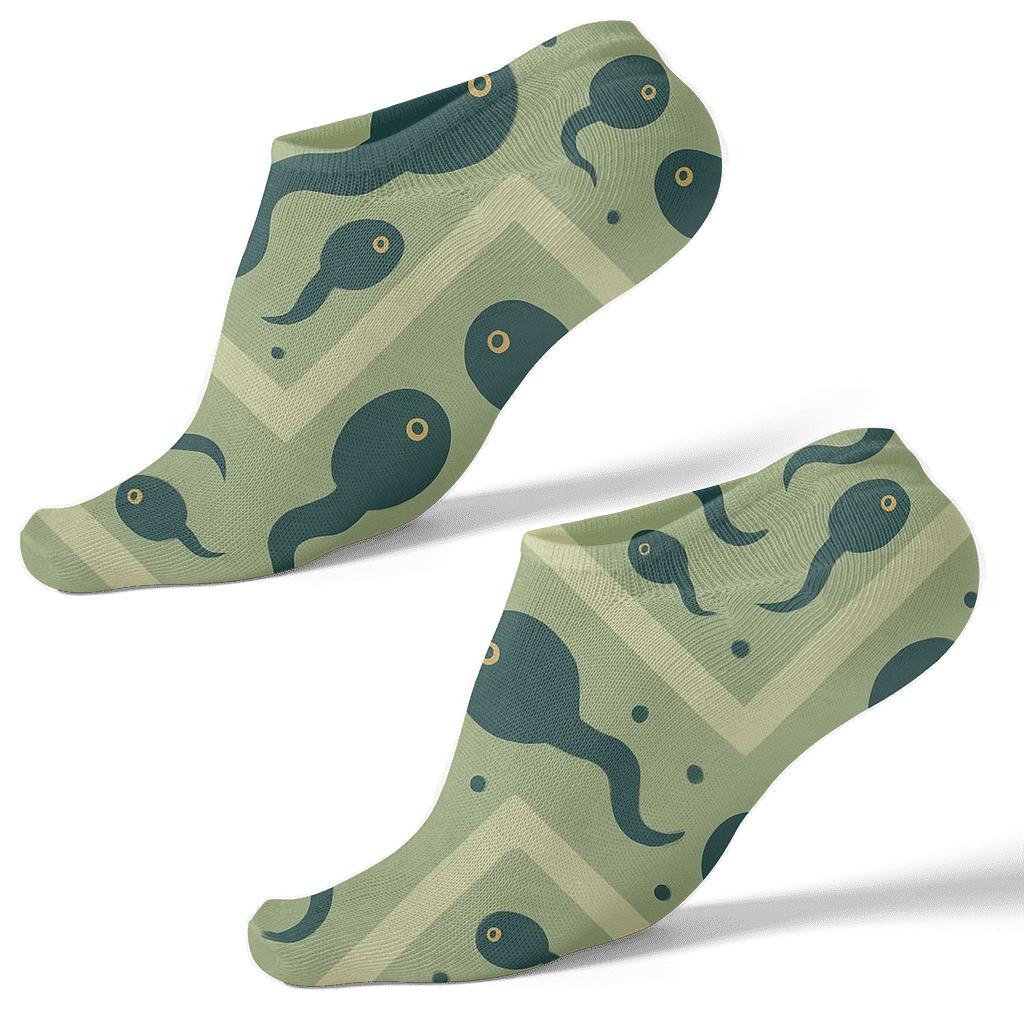 Tadpole Chevron March comfortable cotton ankle socks