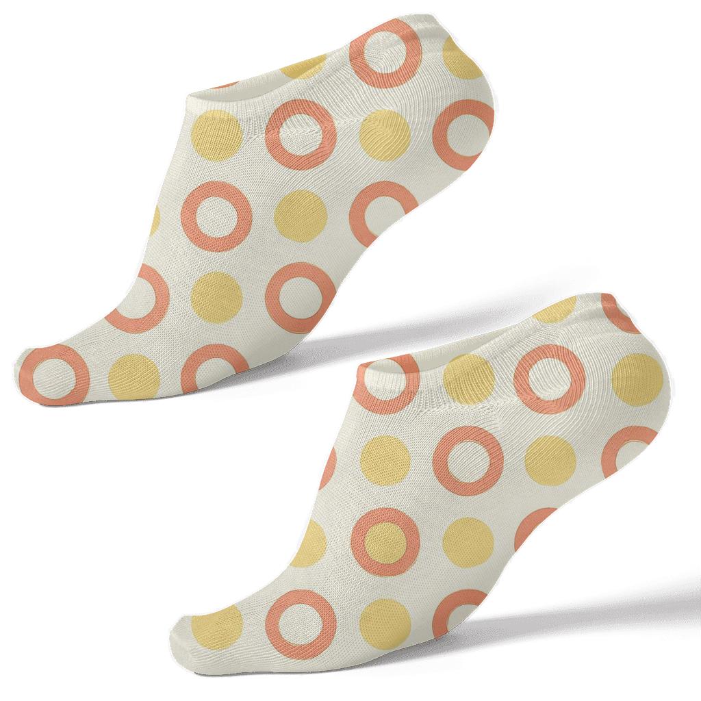 Small Ring Interval comfortable cotton ankle socks