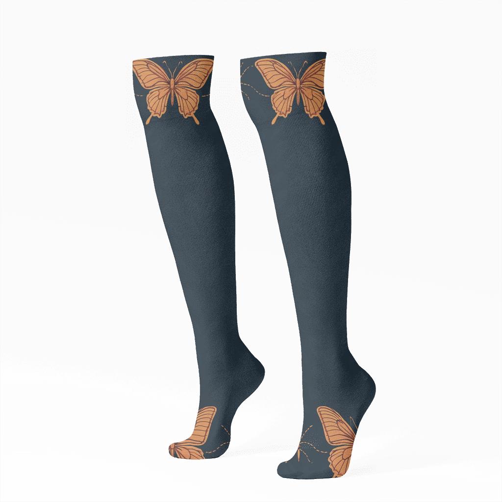 Swallowtail Border Parade premium sports knee-high socks
