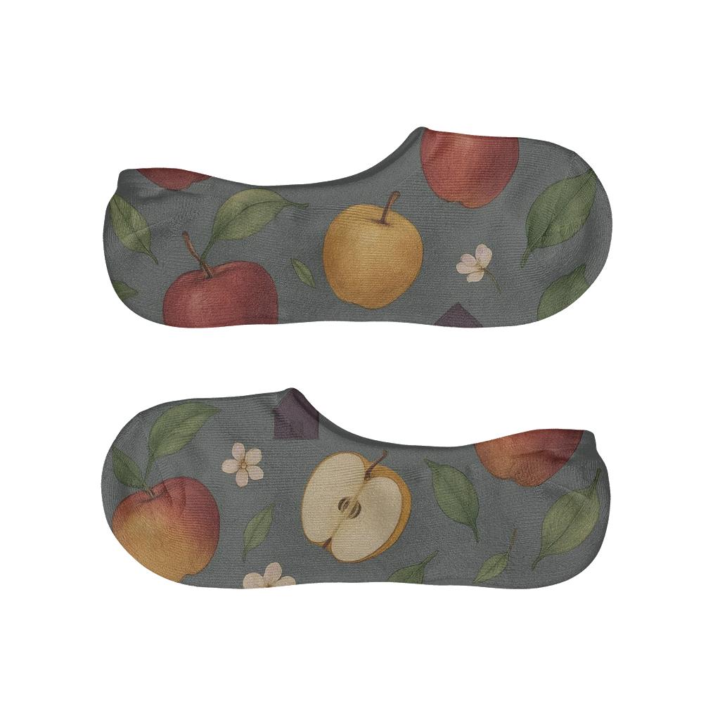 Apple Orchard Scatter On Slate comfortable low-cut socks