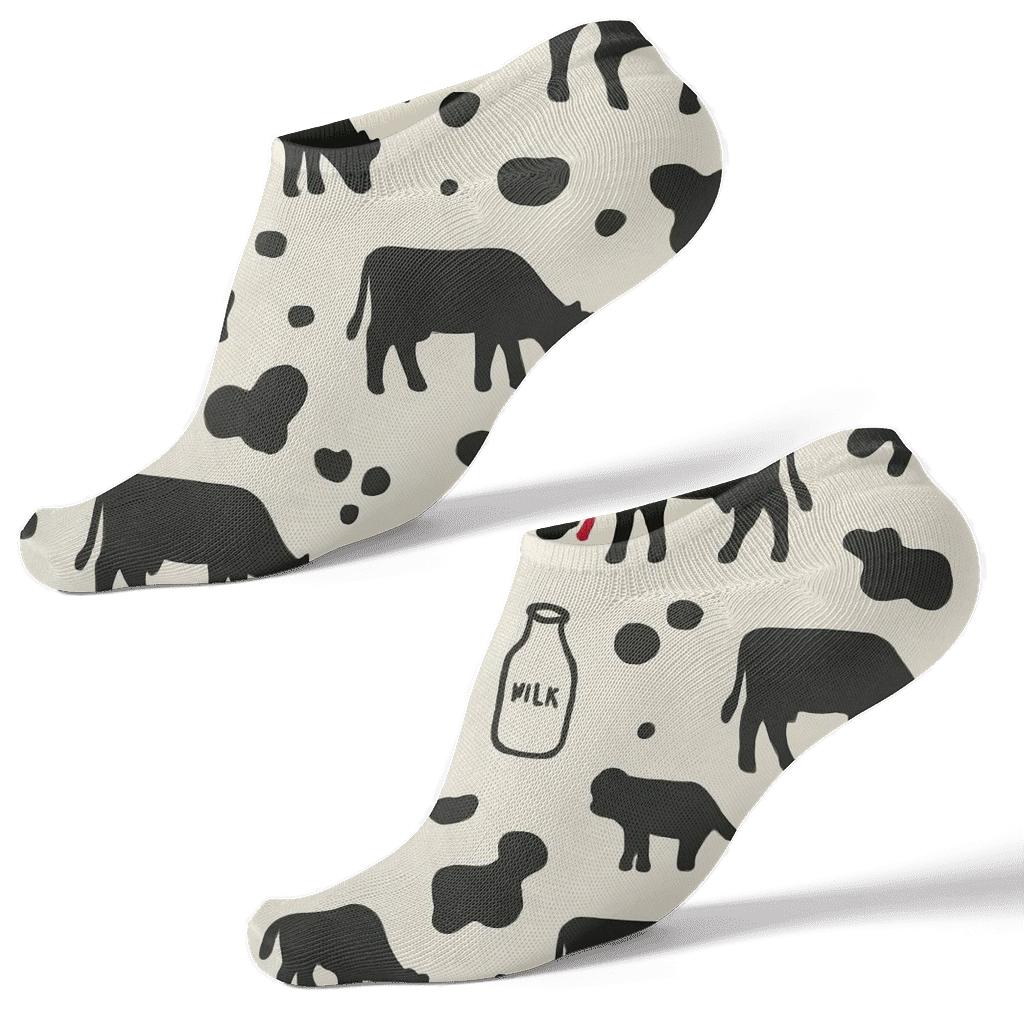 Playful Grazing Scatter personalized ankle socks