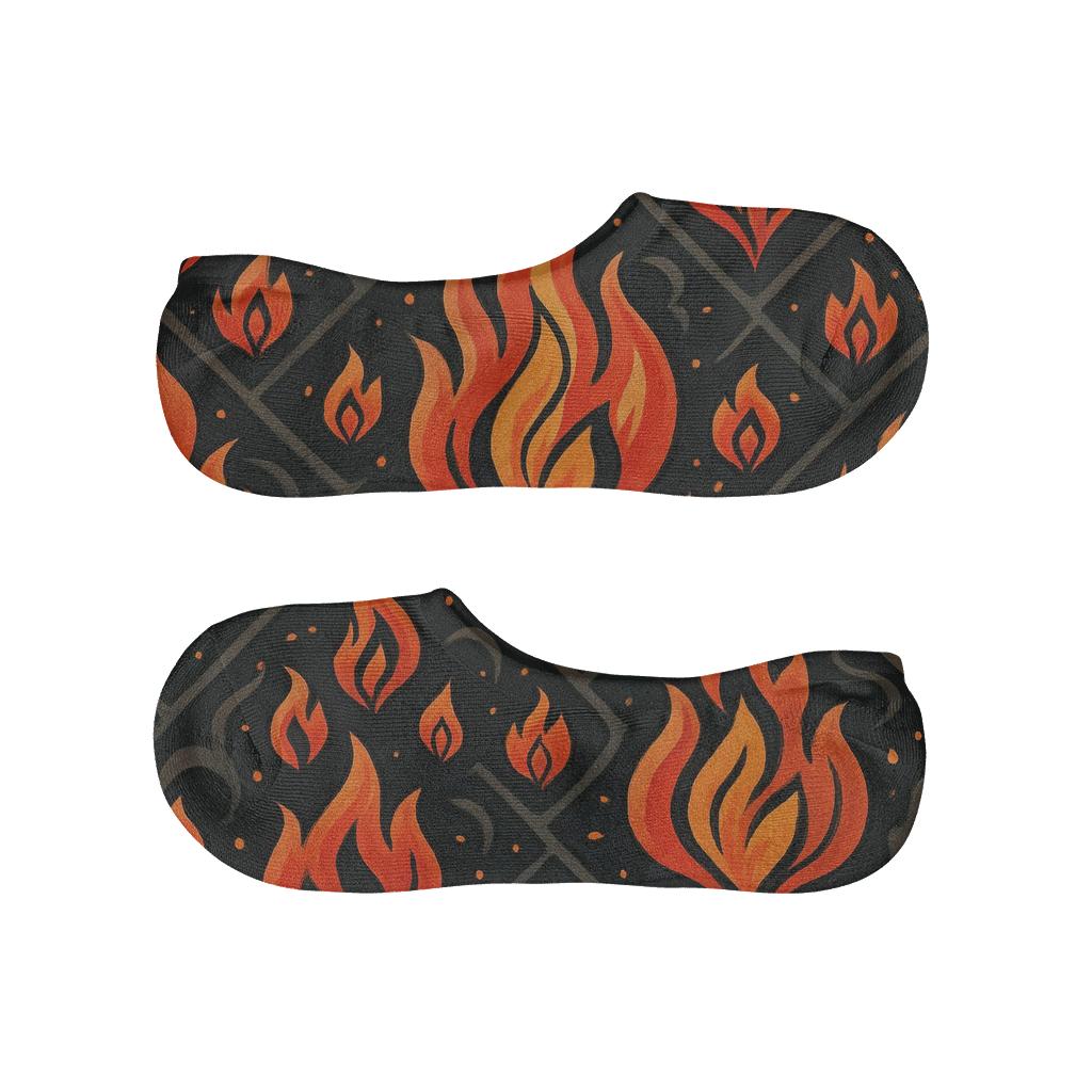 Crimson Tongue Tessellation trendy no-show sock styles