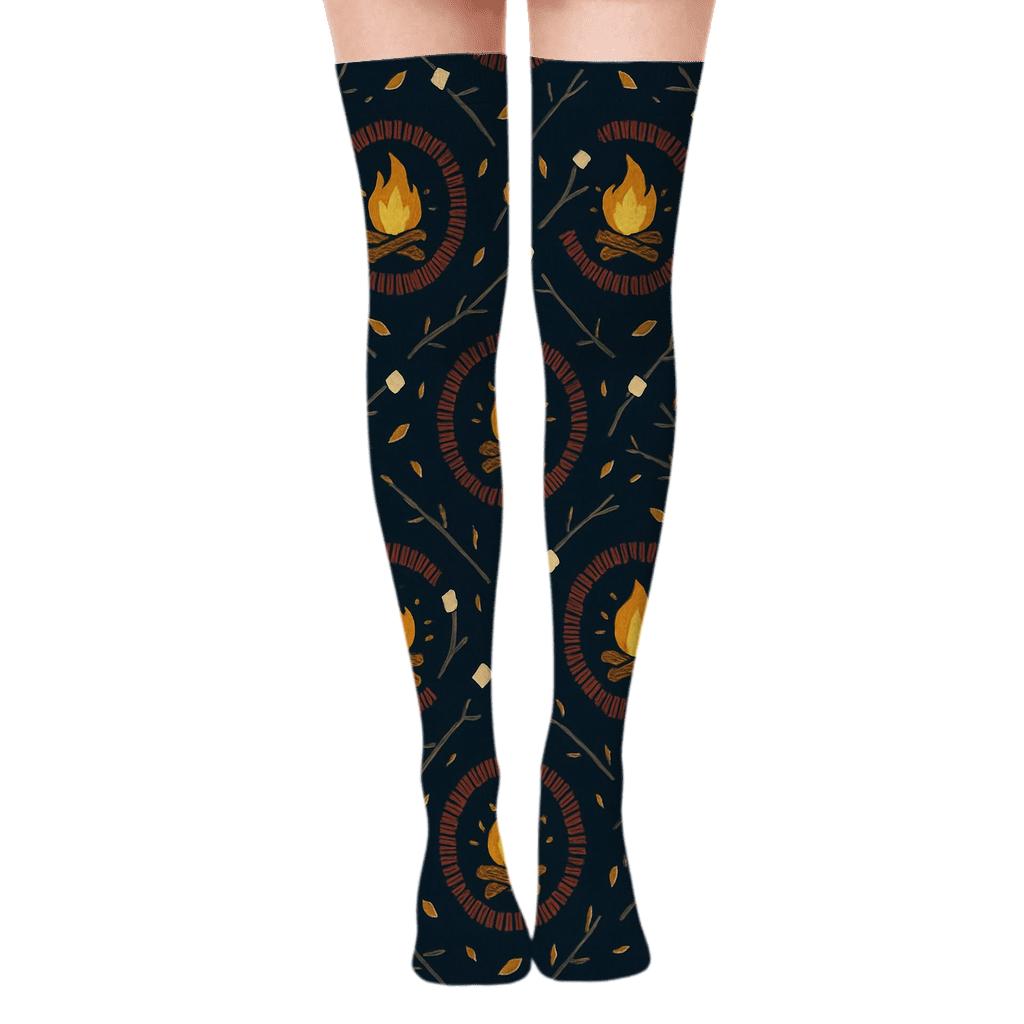 Campfire Concentric Warmth soft everyday over-the-knee socks