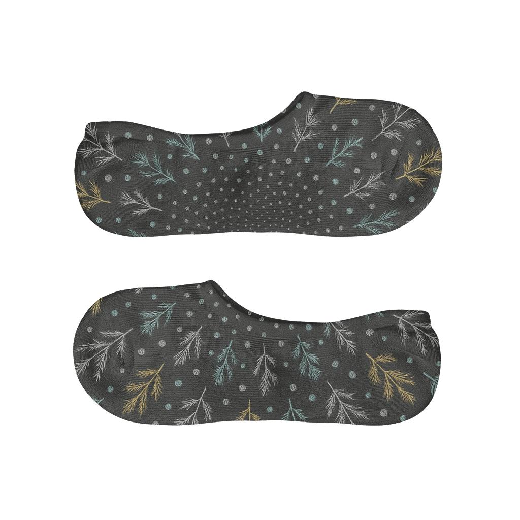 Tinsel Dot Xmas Progression comfortable low-cut socks