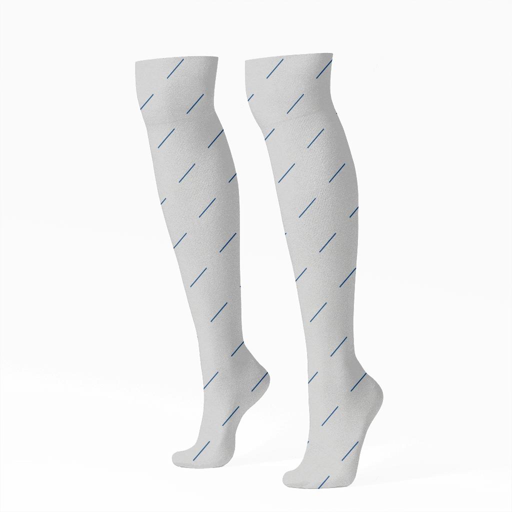 Plain Hatch Study premium sports knee-high socks