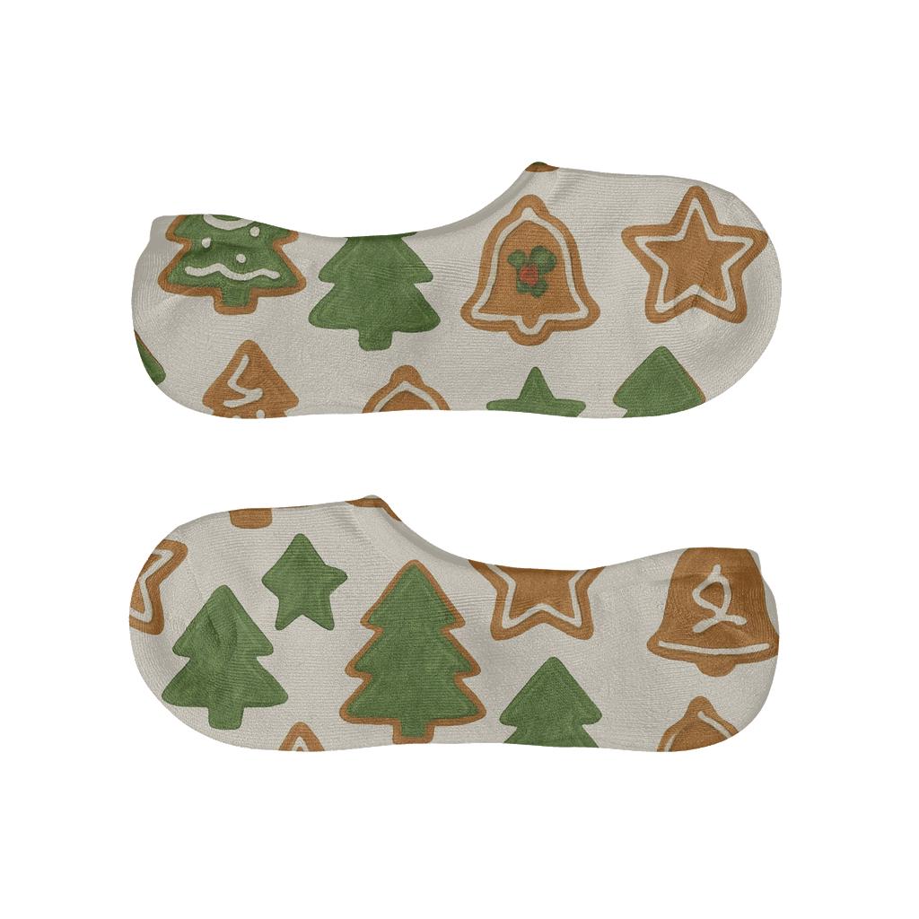 Cookie Cutter Holiday Array low cut no-show socks