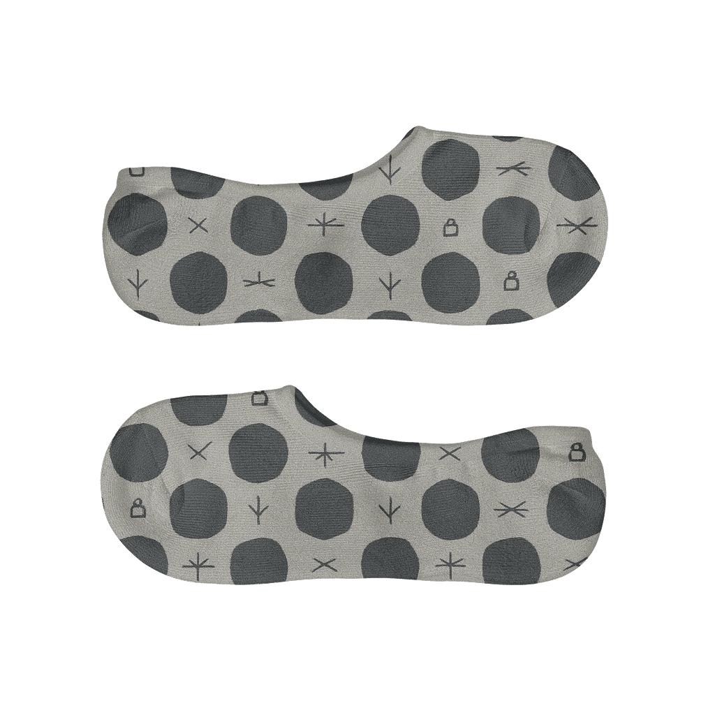 Minimal Spot Tessellation breathable seamless no-show sockscustom no-show socks