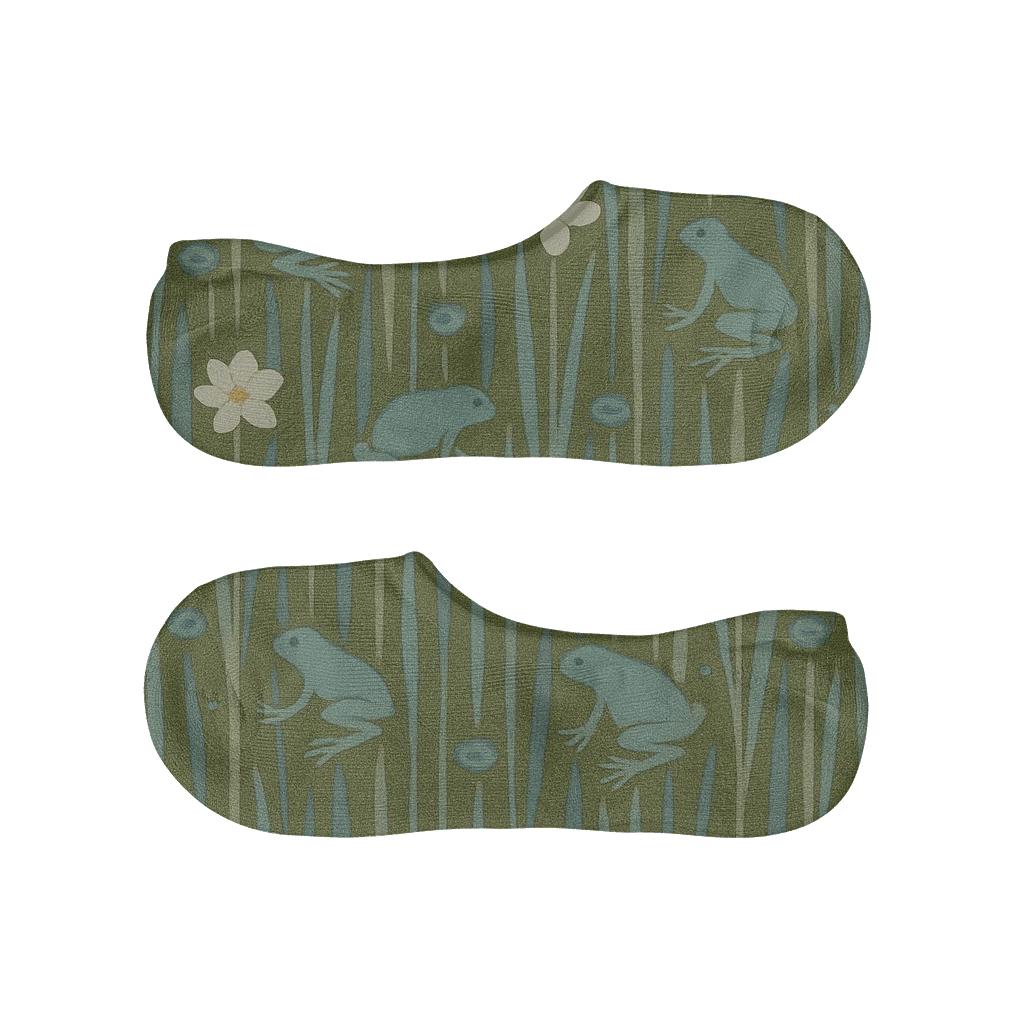 Reed Rhythm Croak personalized invisible socks