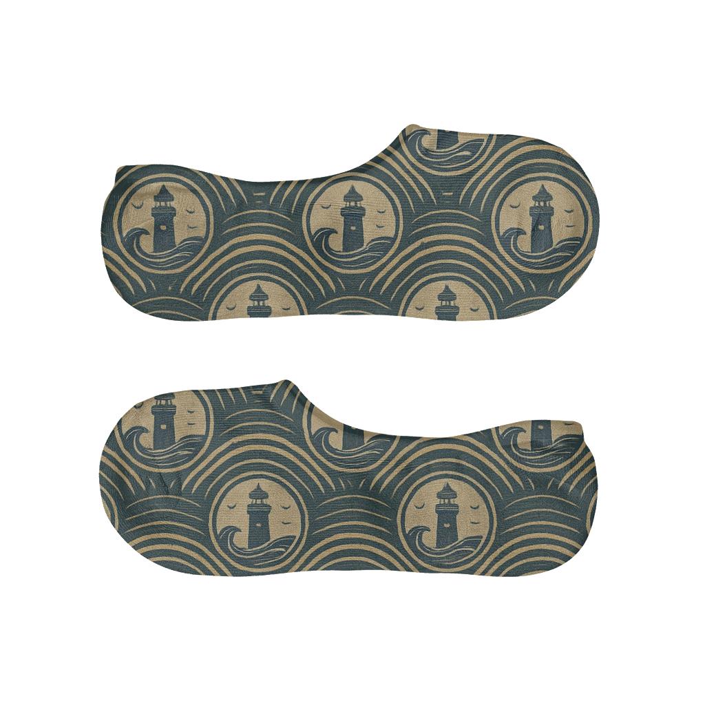 Lighthouse Radial Swell soft cotton no-show socks