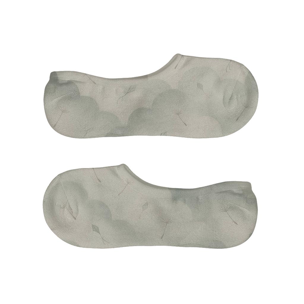 Dreamy Mist Tessellation On Ivory personalized invisible socks