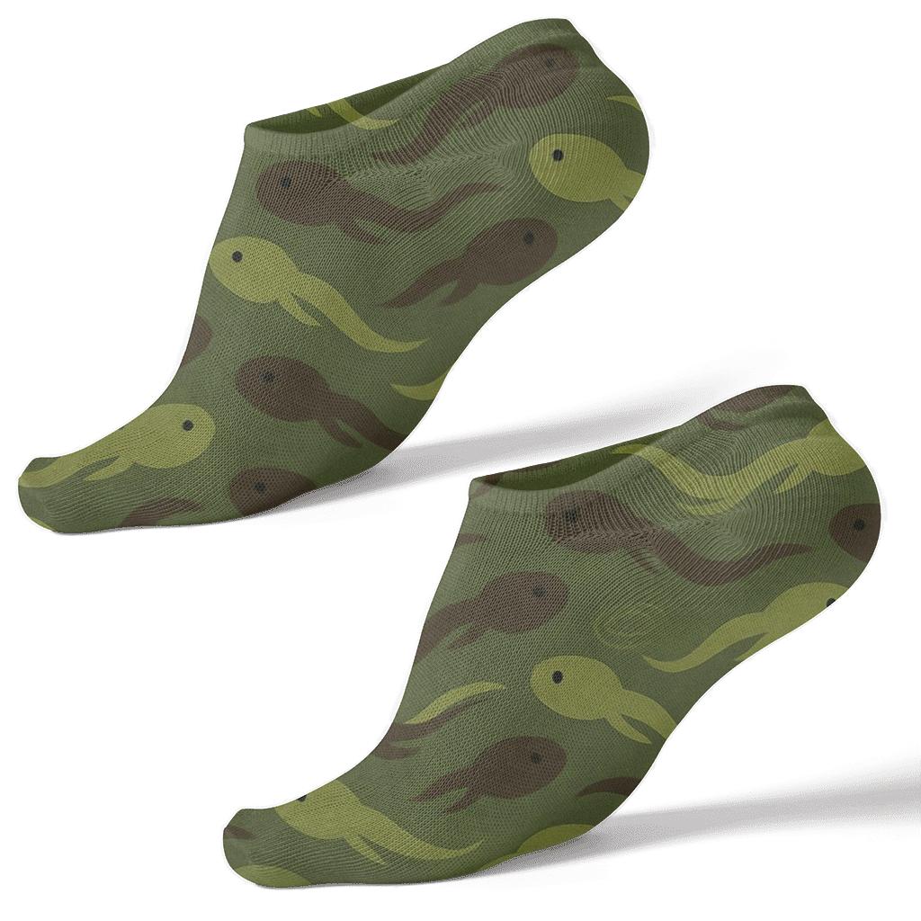 Tadpole Chevron March custom ankle socks