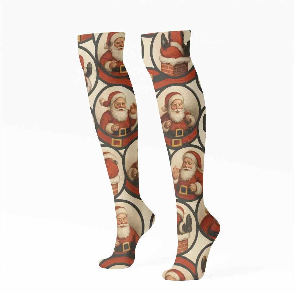 Santa Chimney Radial Suffix premium sports knee-high socks
