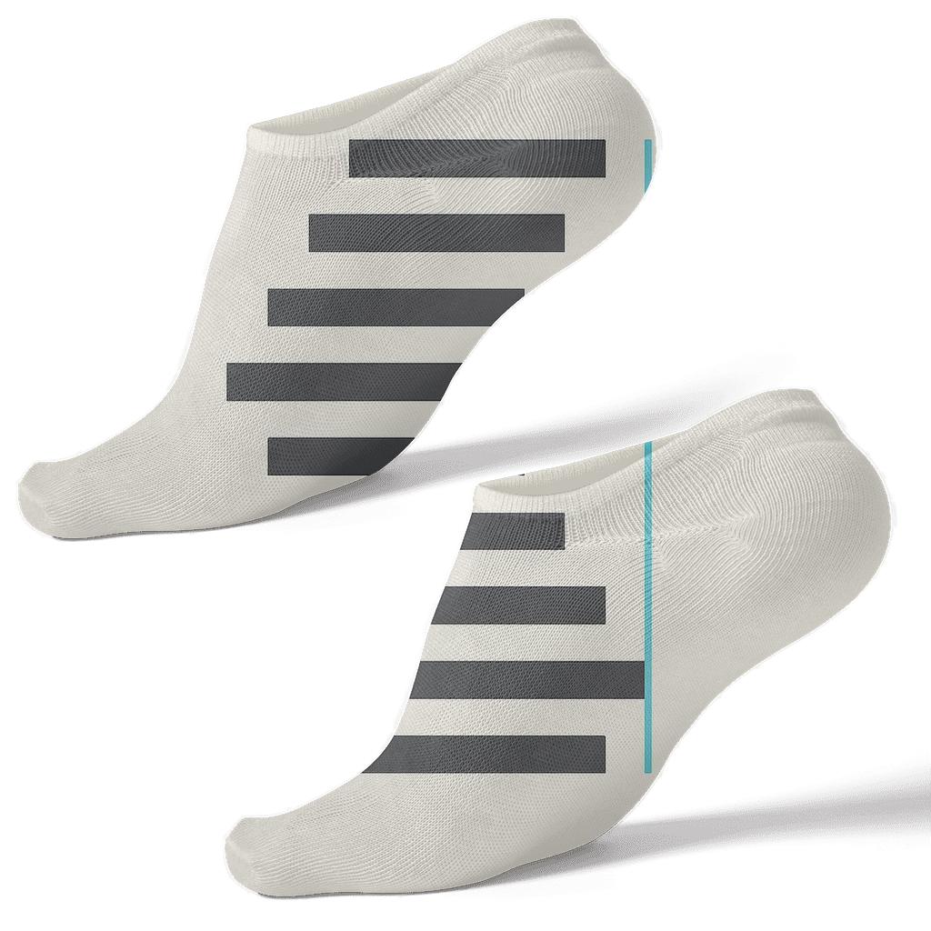 Fine Ladder Shift comfortable cotton ankle socks