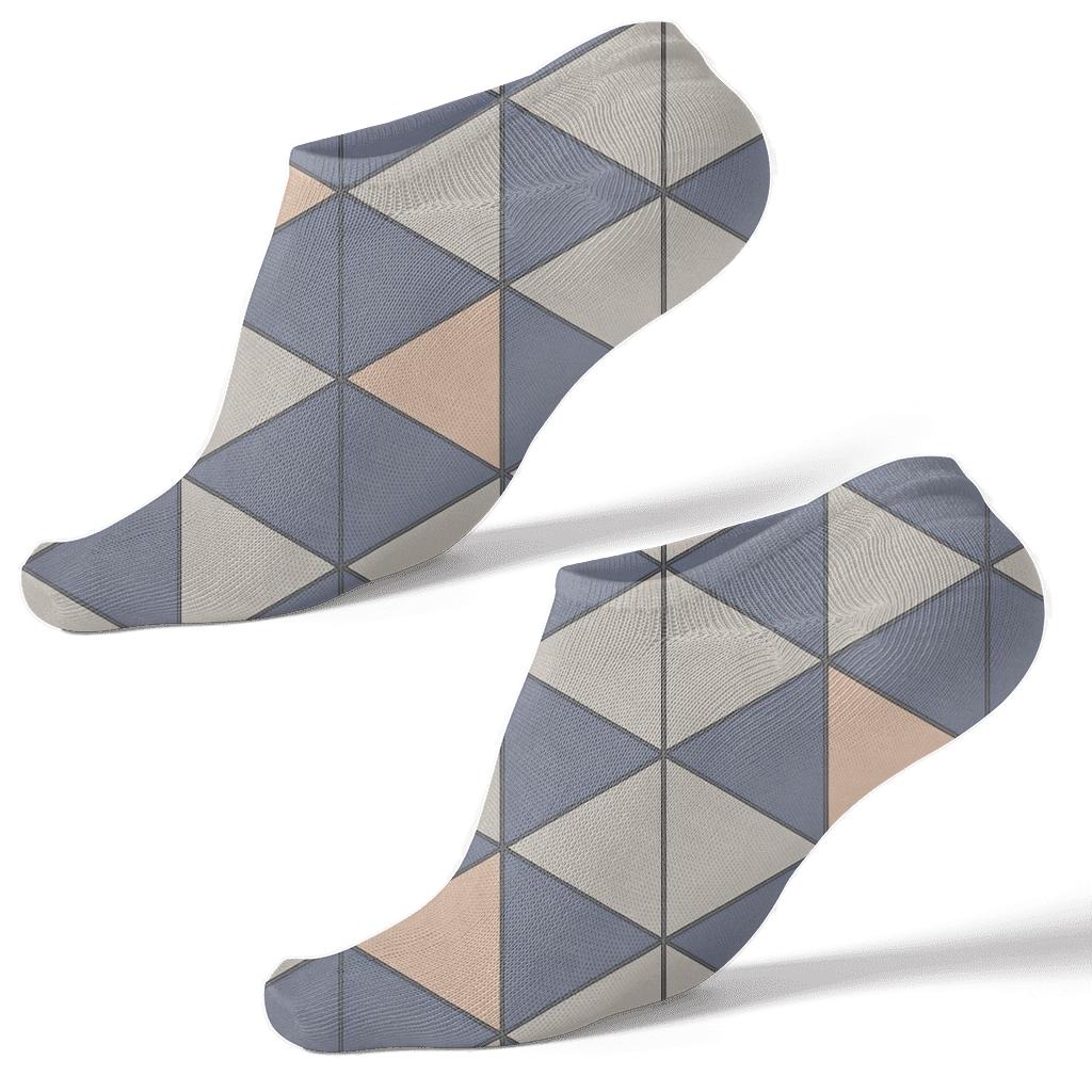 Light Prism Tessellate stylish athletic ankle socks