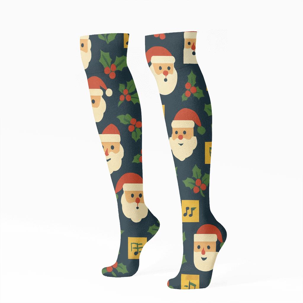 Holiday Cheer Legwear Collection Knee-High Socks