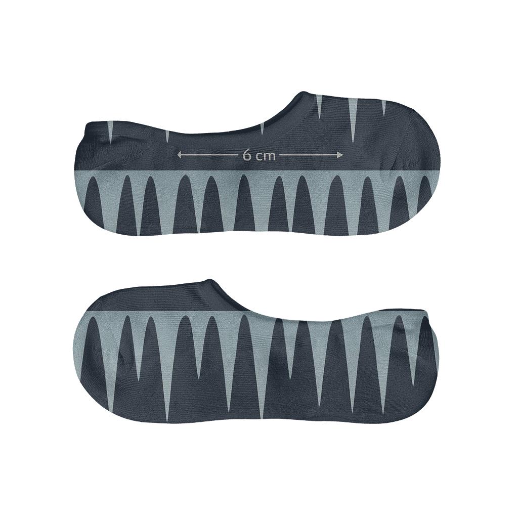 Icicle Fringe Christmas Finish breathable no-show socks