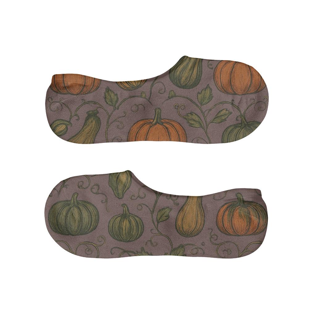 Pumpkin Patch Mirror Grid comfortable low-cut socks