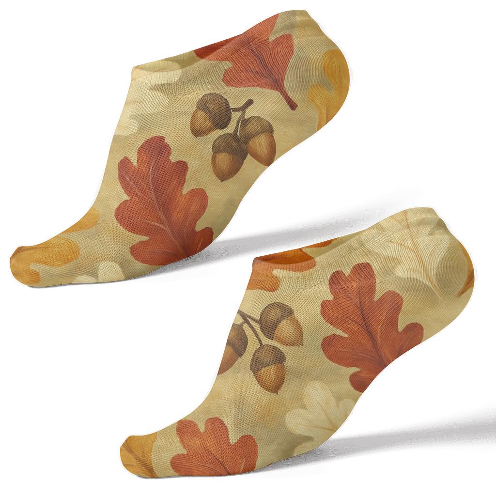 Golden Oak Tessellation comfortable cotton ankle socks