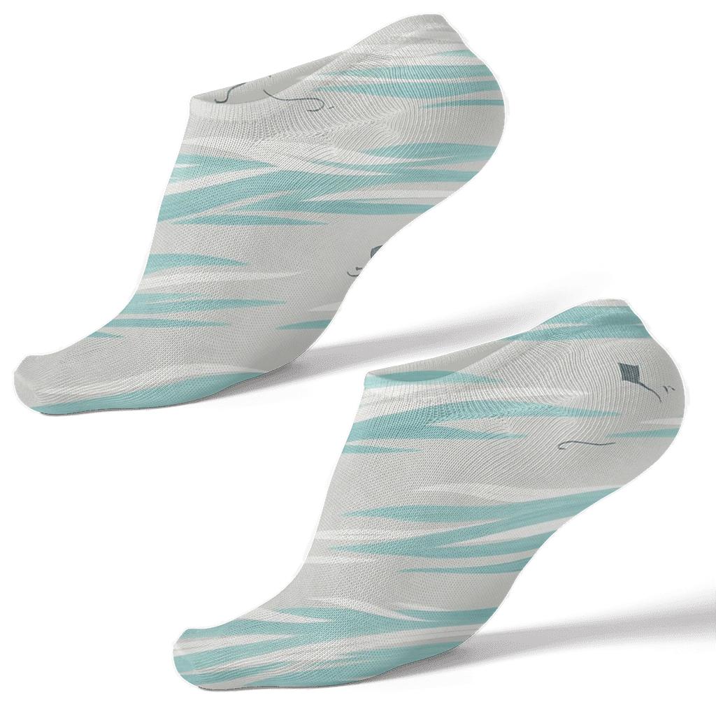 Cirrus Streak Array personalized ankle socks