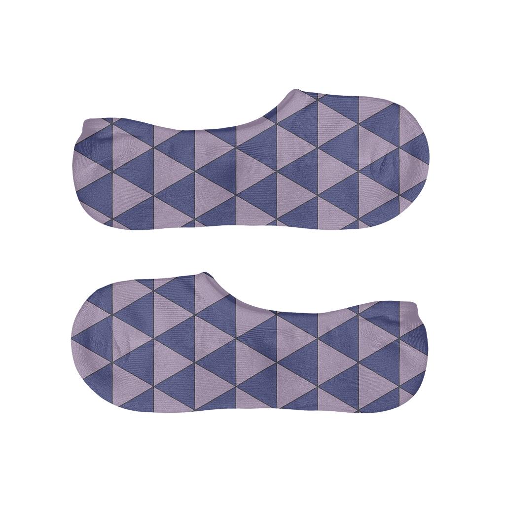 Light Prism Tessellate anti-slip no-show socks