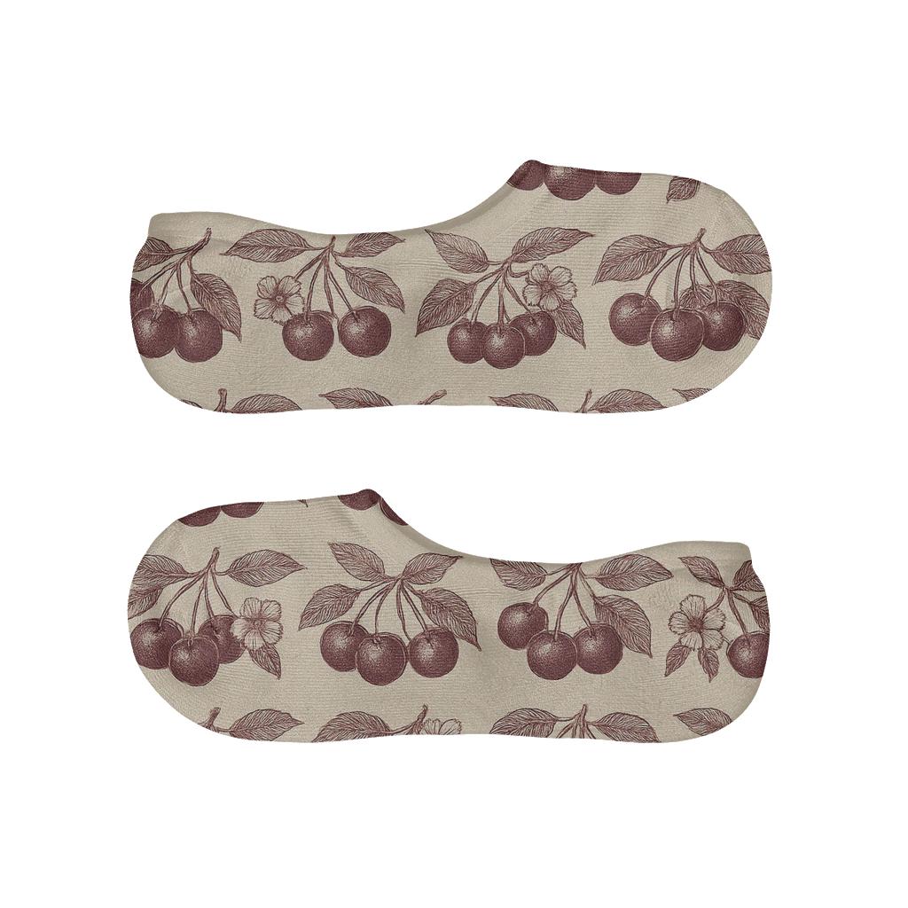 Vintage Orchard Cluster Band trendy no-show sock styles