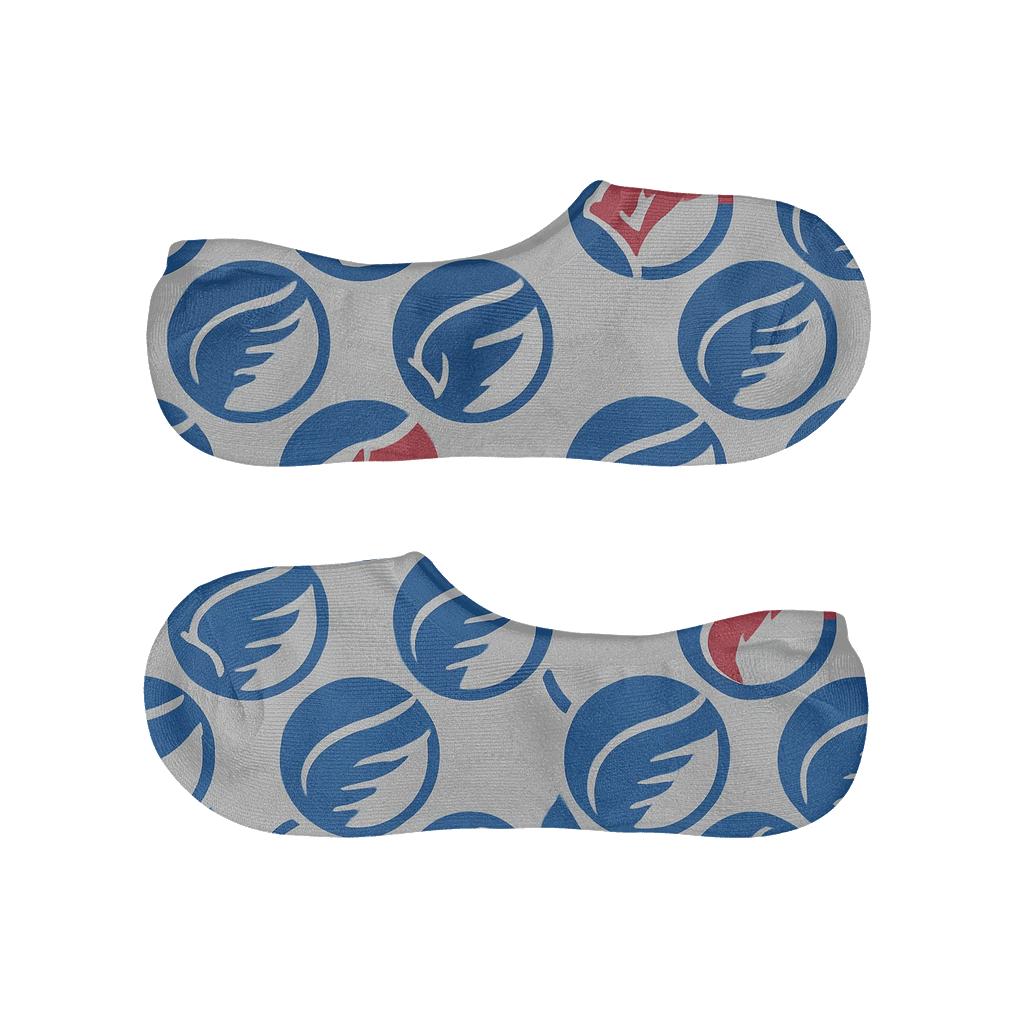 Wing-Tessellation Blue-Jays Medallion personalized invisible socks