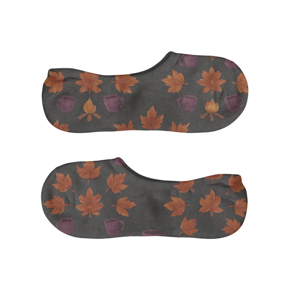 Campfire Concentric Scatter low cut no-show socks