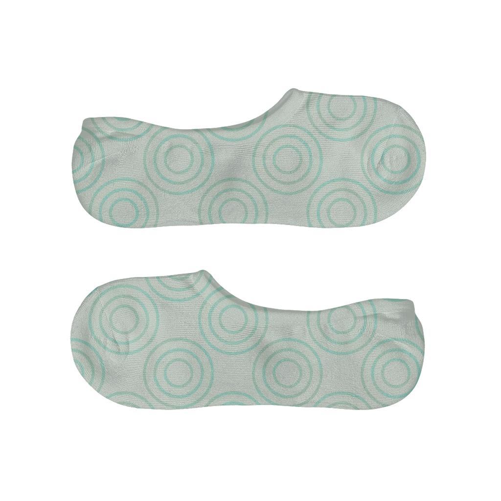 Small Ring Interval custom no-show socks