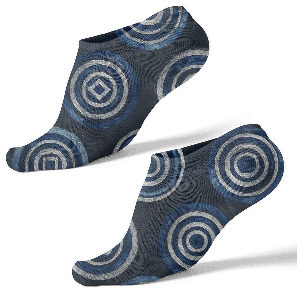 Stadium Light Medallions With Blue Jays soft everyday ankle socks