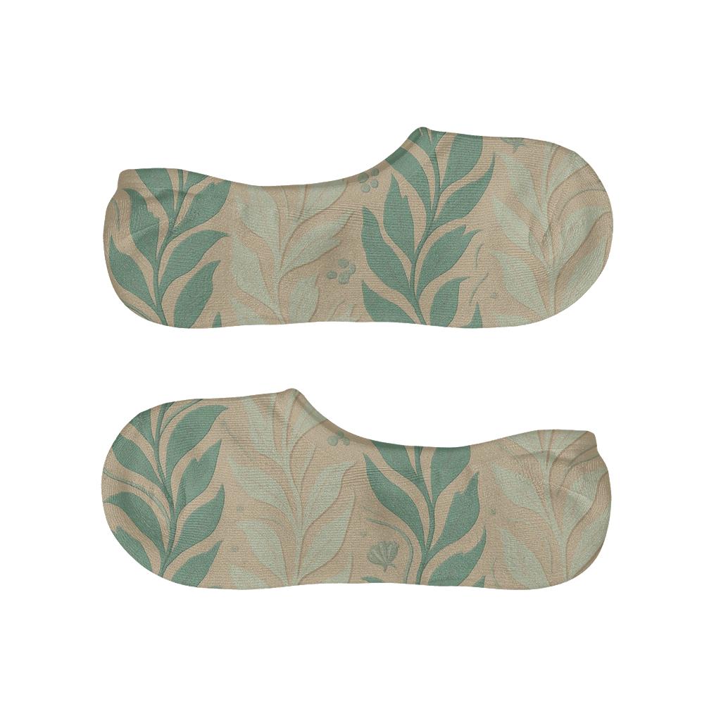 Kelp Lattice Ribbon low cut no-show socks