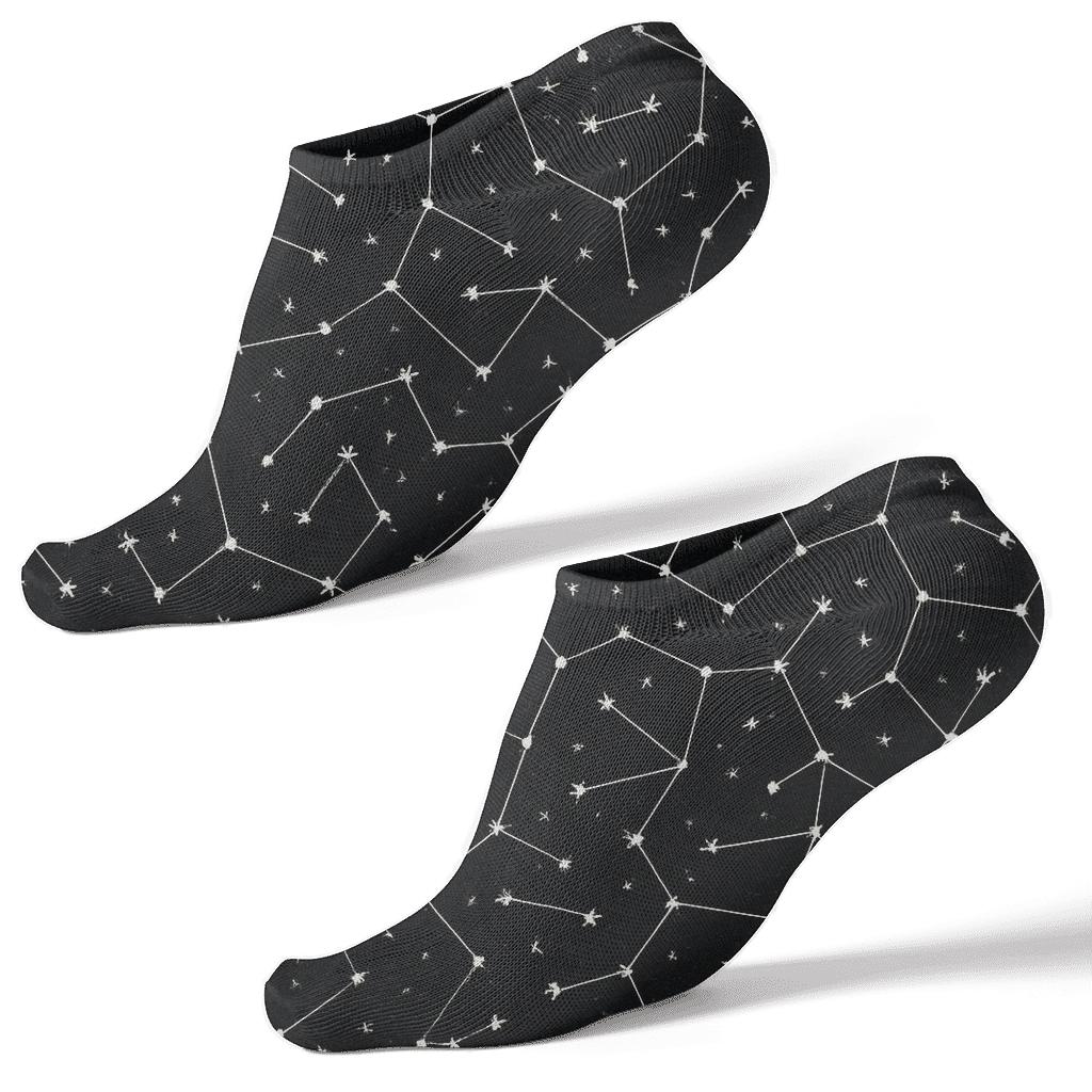Constellation Lace Repeat comfortable cotton ankle socks