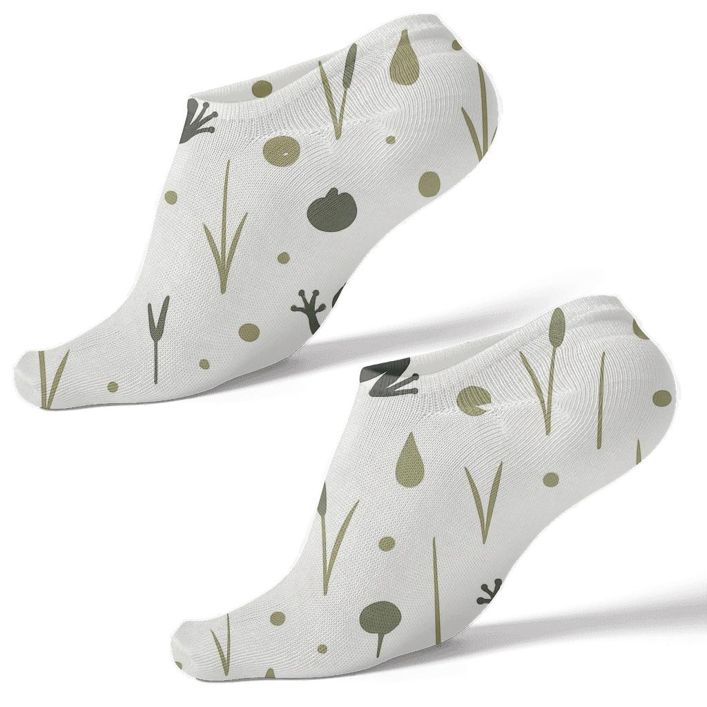 Rain Kissed Silhouette Scatter unique graphic ankle socks