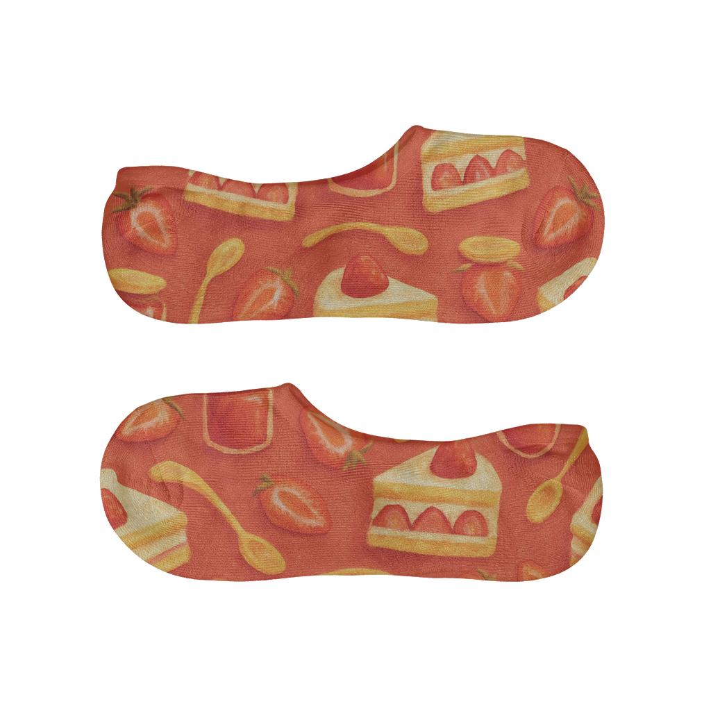 Strawberry Shortcake Concentric Band trendy no-show sock styles