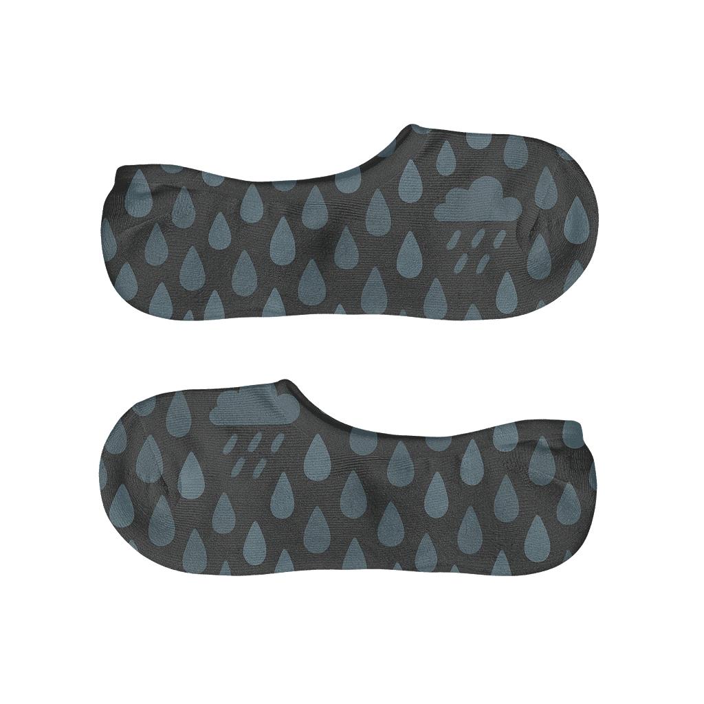 Rain Drop Chevron trendy no-show sock styles