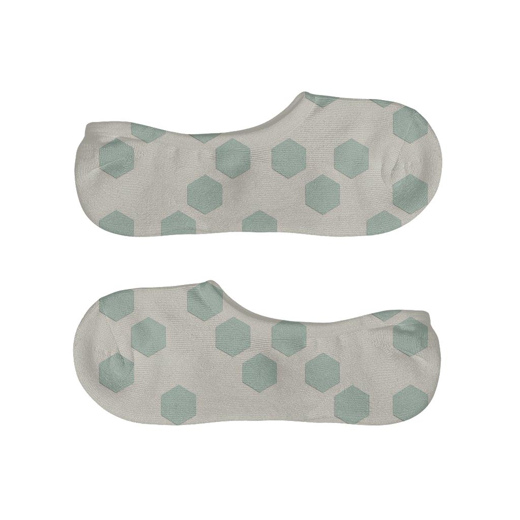 Micro Hex Scatter personalized invisible socks