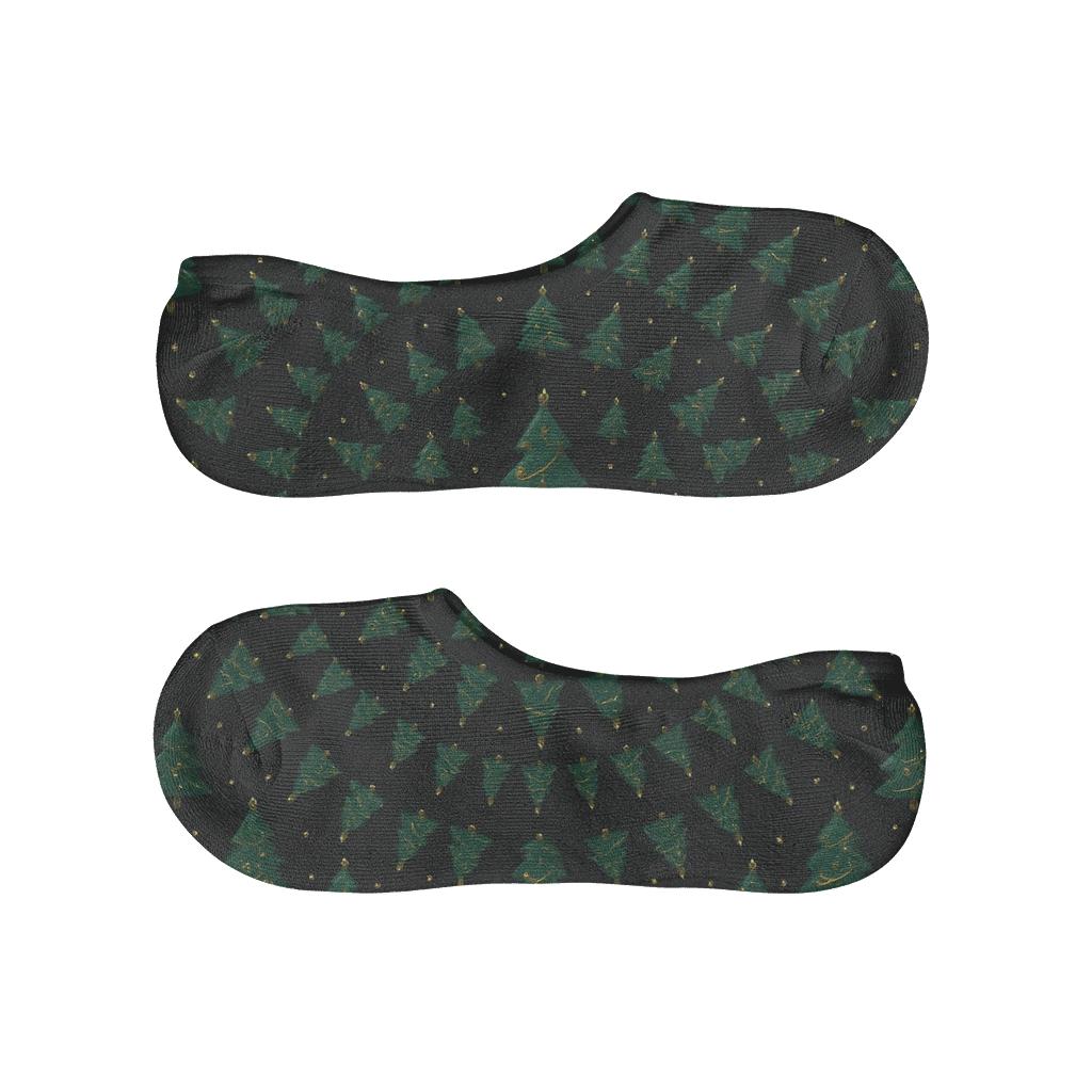 Christmas Tree Concentric Bands comfortable low-cut socks