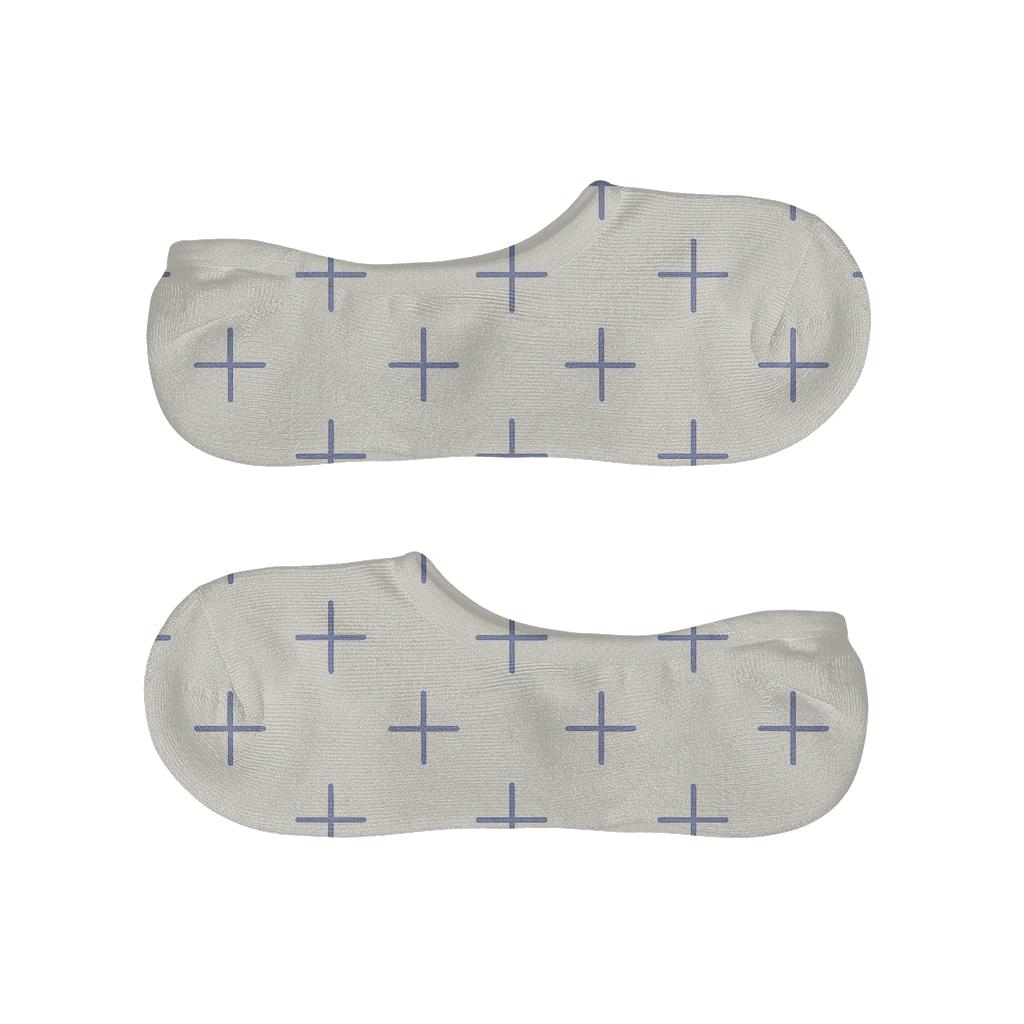 Gentle Cross Pack custom no-show socks