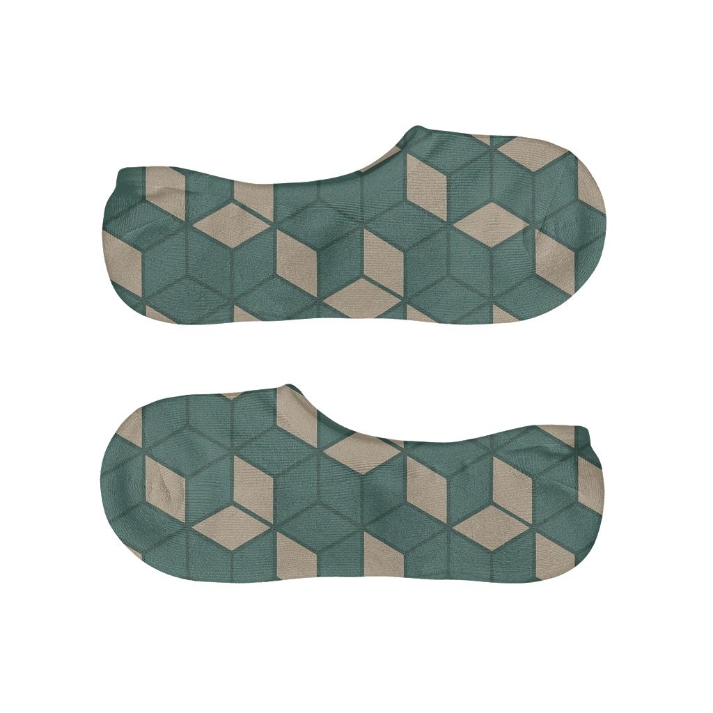 Light Prism Tessellate trendy no-show sock styles