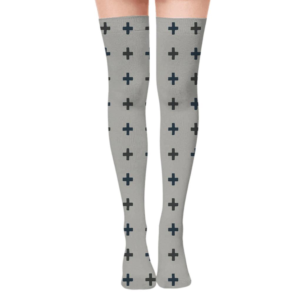 Gentle Cross Pack personalized over-the-knee socks