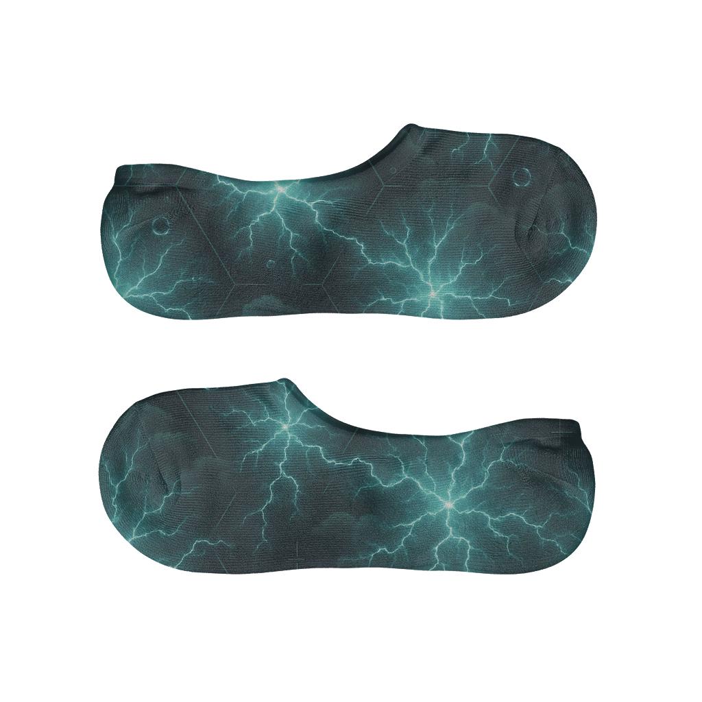 Layered Stormfront Tessellation custom no-show socks