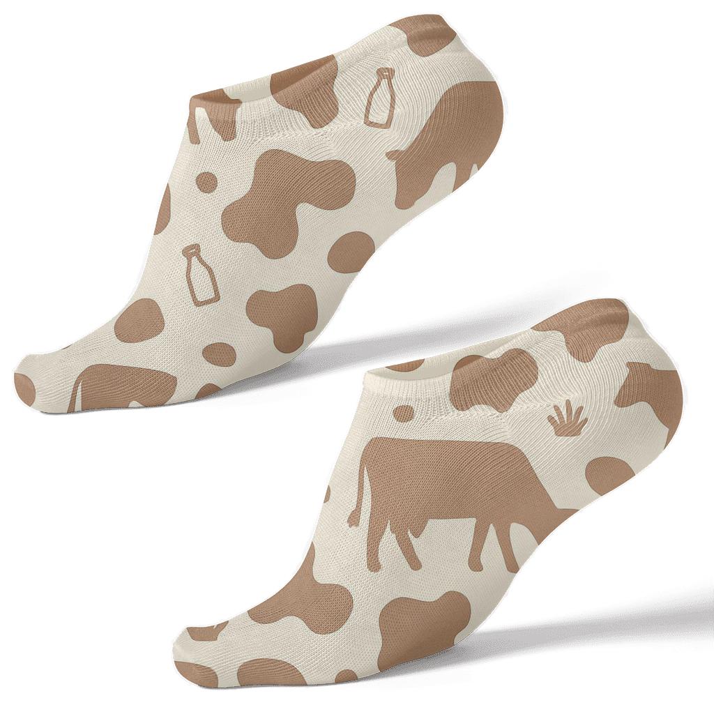 Playful Pasture Scatter unique graphic ankle socks
