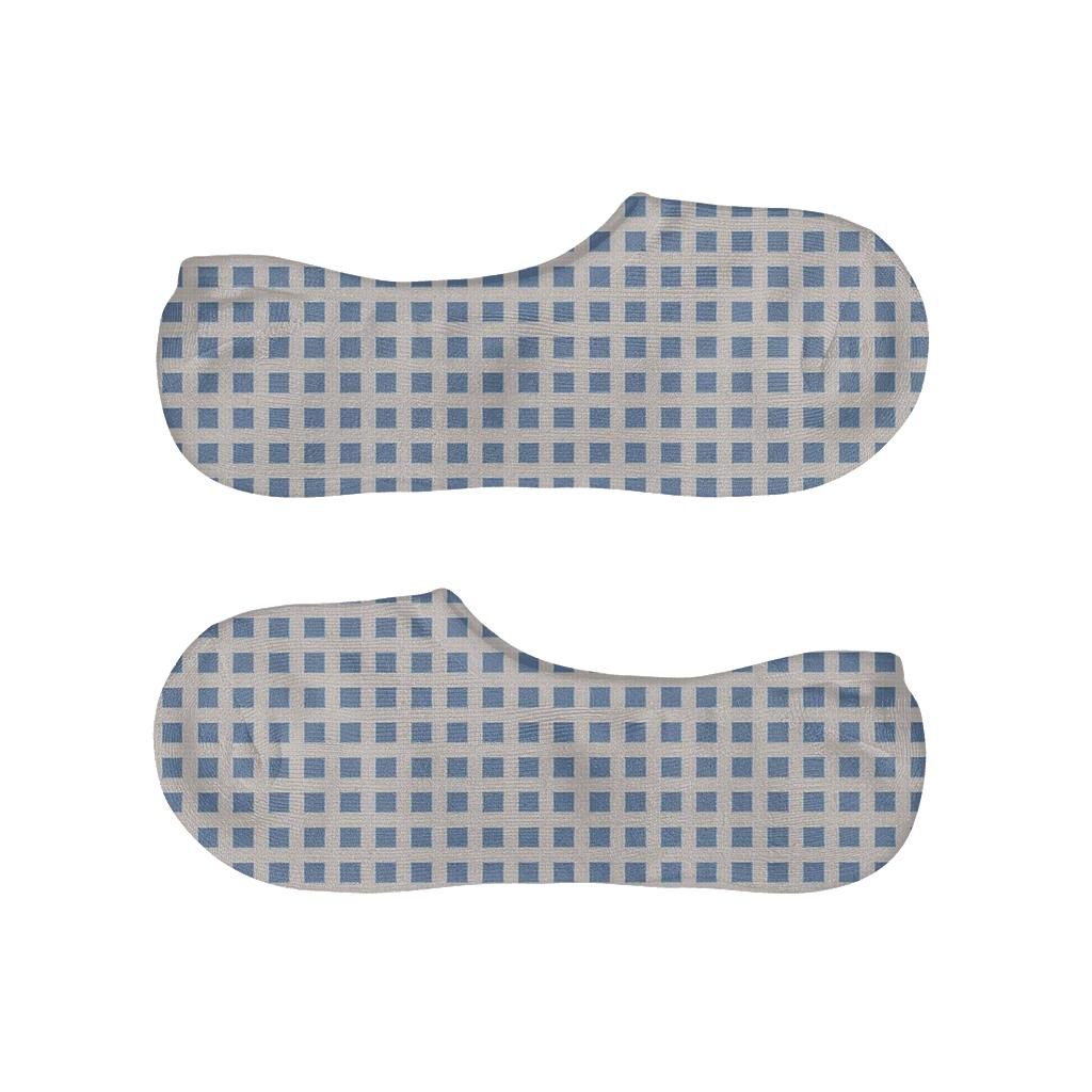 Micro Grid Drift soft cotton no-show socks