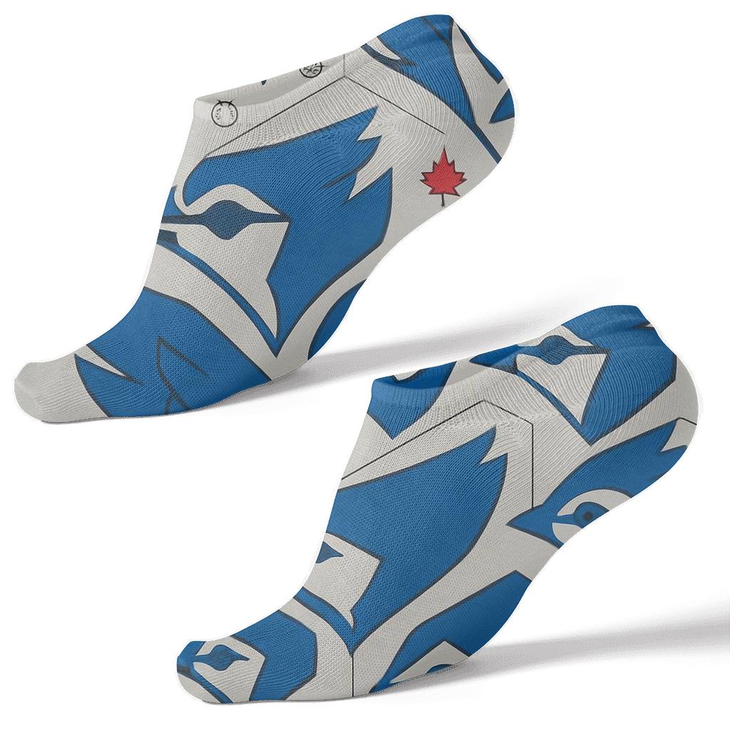 Wing Progression Tessellation Blue Jays stylish athletic ankle socks